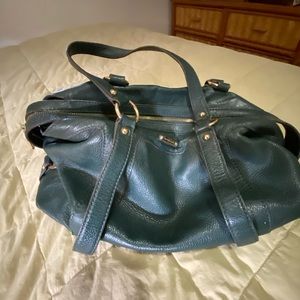 Michael Kors large green tote